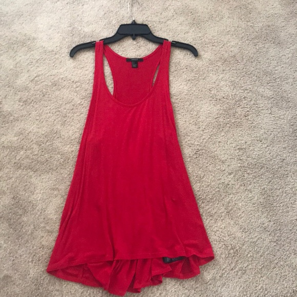 Tunic length knit tank top - Picture 1 of 2